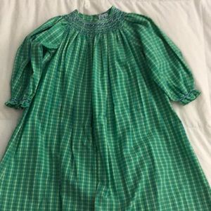 Bishop style smocked dress